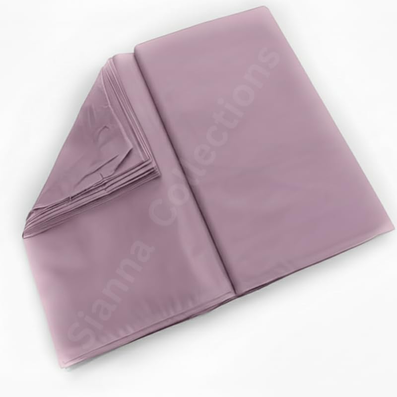 Image of Premium Plain Cotton Costume Lining Dress Fabric 34 inch Wide, Best Material - Mauve Color - 3 Meter Pack