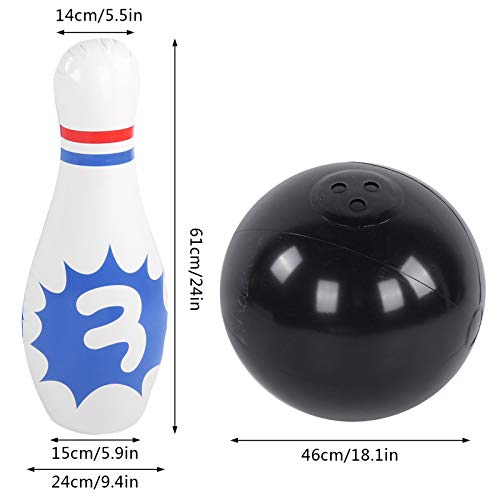 TAKE FANS Bowling-Set,SL001‑39 Indoor/Outdoor-Spiele Aufblasbares Bowling-Set für Kinder Erwachsene Lernspielzeug – Bild 3