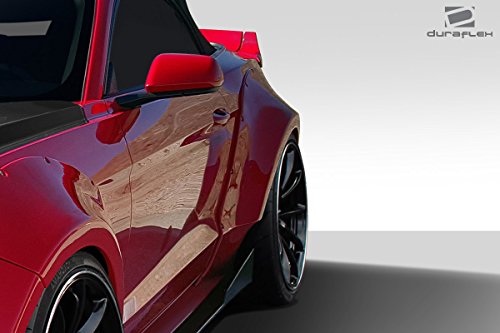 Brightt-64039834 Frp (Fiberglass Reinforced Plastics) Grid Style Fender Flare - Compatible With/Replacement For Mustang 2015-2020 - 4 Piece #TOP2