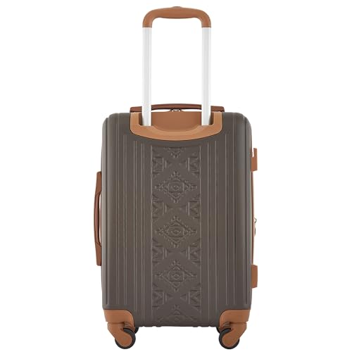 Image of Wrangler 22 inch and 18 inch Heartland 2-Piece Carry-On Luggage Set, Chocolate