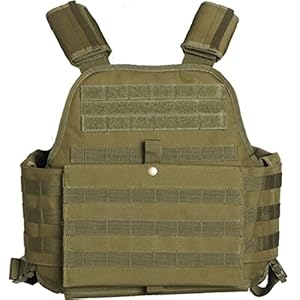 Mil-Tec Plate Carrier Weste Oliv Brustschützer