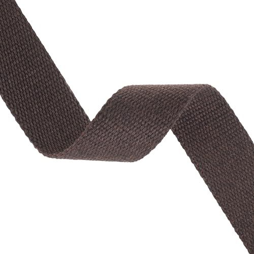 Shelver Heavy Duty Cotton Webbing Strap, 1 or 1.5 Inches and Colours, 5m (Brown, 38mm), 38mm / 5 Metres - Image 3