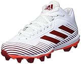 adidas KZA72 Football Shoe, White/Team Power Red/Solar Red, 6 US Unisex Big Kid