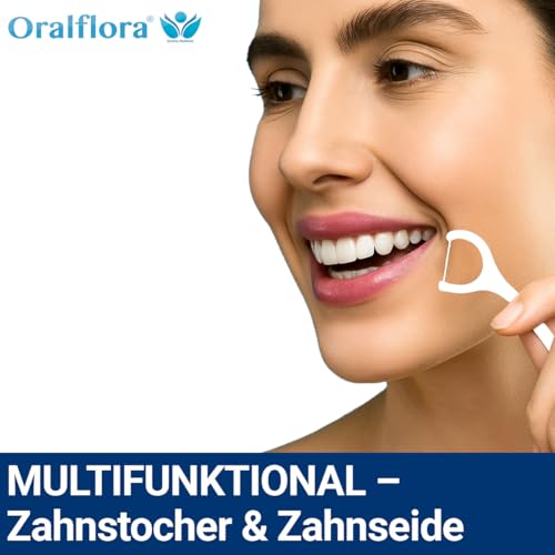 205x Zahnseide-Sticks – Dental Floss Picks – Oralflora – Zahnzwischenraum-Reinigung für Zahnpflege & gesundes Zahnfleisch & Backenzähne – 2in1 mit Zahnstocher am Griff – Bild 5