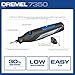 Dremel 7350 4V Cordless Rotary Tool Kit with 5 Accessories and USB-C Rechargeable Battery - Single Speed for Carving, Engraving, Sanding and Cleaning
