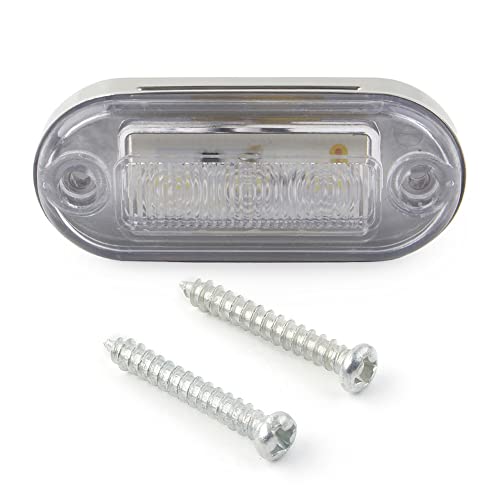 CNxinn10 1 PC Waterproof Universal 12V LED Signal Light Lamp For Truck Trailer RV Boat Yatch, Green