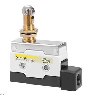 ARINO D4MC 5020 LIMIT SWITCH D4MC-5020 LIMIT SWITCH ROLLER PLUNGER TYPE D4MC5020 LIMIT SWITCH STEEL ROLLER PLUNGER LIMIT SWITCH (1NO+1NC LIMIT SWITCH)