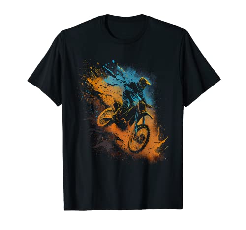 Dirt Bike Motorcross Biker Moto Enduro Dirt Bike Camiseta