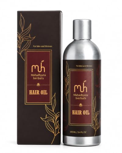 Image of Hair Oil for Men & Women, 100ml | Supports Hair Growth & Hair Fall Control | Made with 40+ Ayurvedic Herbs Natural Hair Care!