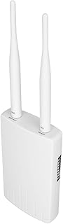 4G Outdoor CPE WiFi Router, 4G LTE CPE SIM Card WiFi Router, 4G LTE CPE Router with 3FF Micro SIM Card, Unlocked 4G WiFi Router with External Antennas (UK Plug)