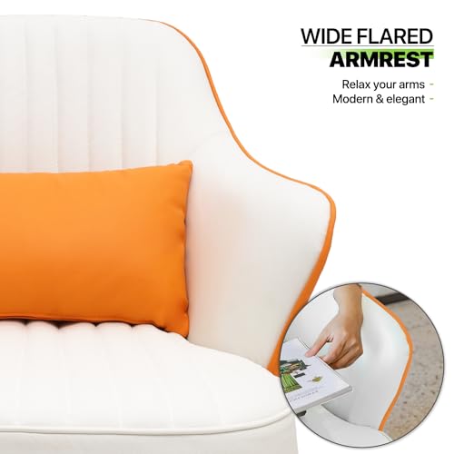 Sillón ergonómico plegable beige con tela de algodón miniatura 5