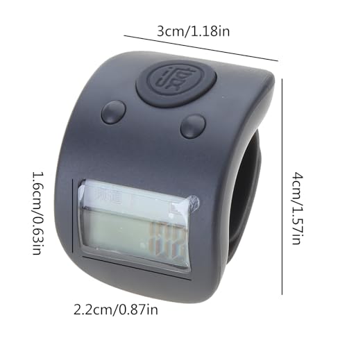 9-K Meditationszähler mit Silikongürtel & Nachtlicht-Bildschirm, Yoga Fitness Tracker für Stressabbau, Trainingsgeräte, Achtsamkeitspraxis