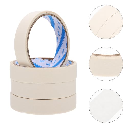 Cintas de enmascarar de color claro para evitar manchas al dibujar en material escolar 7