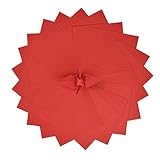 Origamipolly Origami-Papier, doppelseitig, 15,2 x 15,2 cm, quadratisch, leicht zu falten, zum Falten von Papier, Origami-Kranichen, Scrapbook-Papier (S16, Rot), 100 Stück