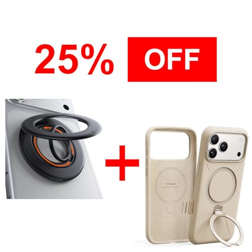 TORRAS Magnetic Stand Case & Magnetic Phone Grip Ring Holder Kickstand - image 1