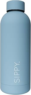 Sippy- 500ml Insulated Stainless Steel Water Bottle – BPA-Free, Leak-Proof & Reusable | Keeps Drinks Hot & Cold | Portable...
