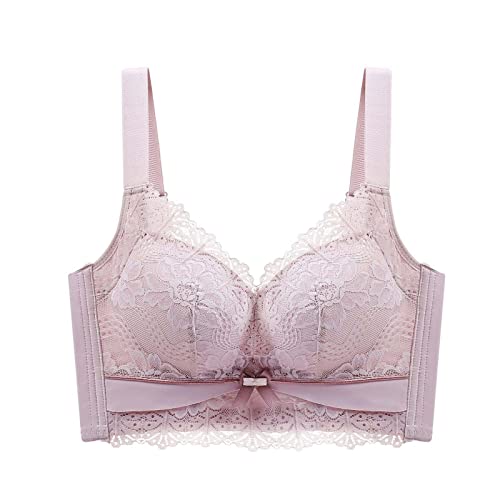 GBEN Damen Push Up BH Elastizität Bra BH ohne Bügel mit nahtlosen Cups...