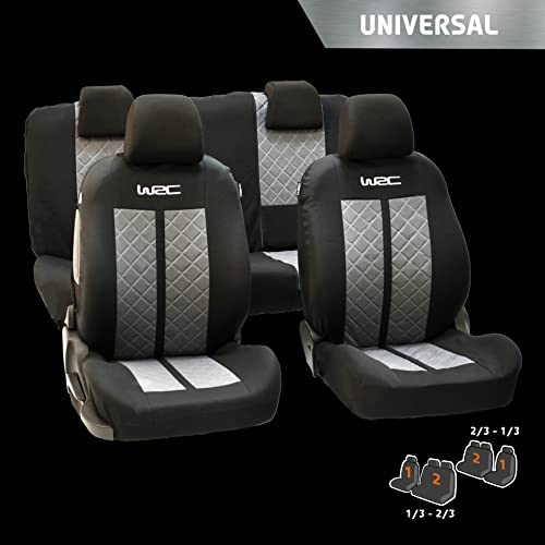 Housses de siège voiture universelles WRC pour vos départs en vacances en famille - 4