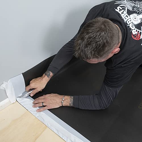 Image of ROBERTS Black Jack Underlayment - 100 sq. ft. Roll - 43 inch x 28' x 2.5 mm