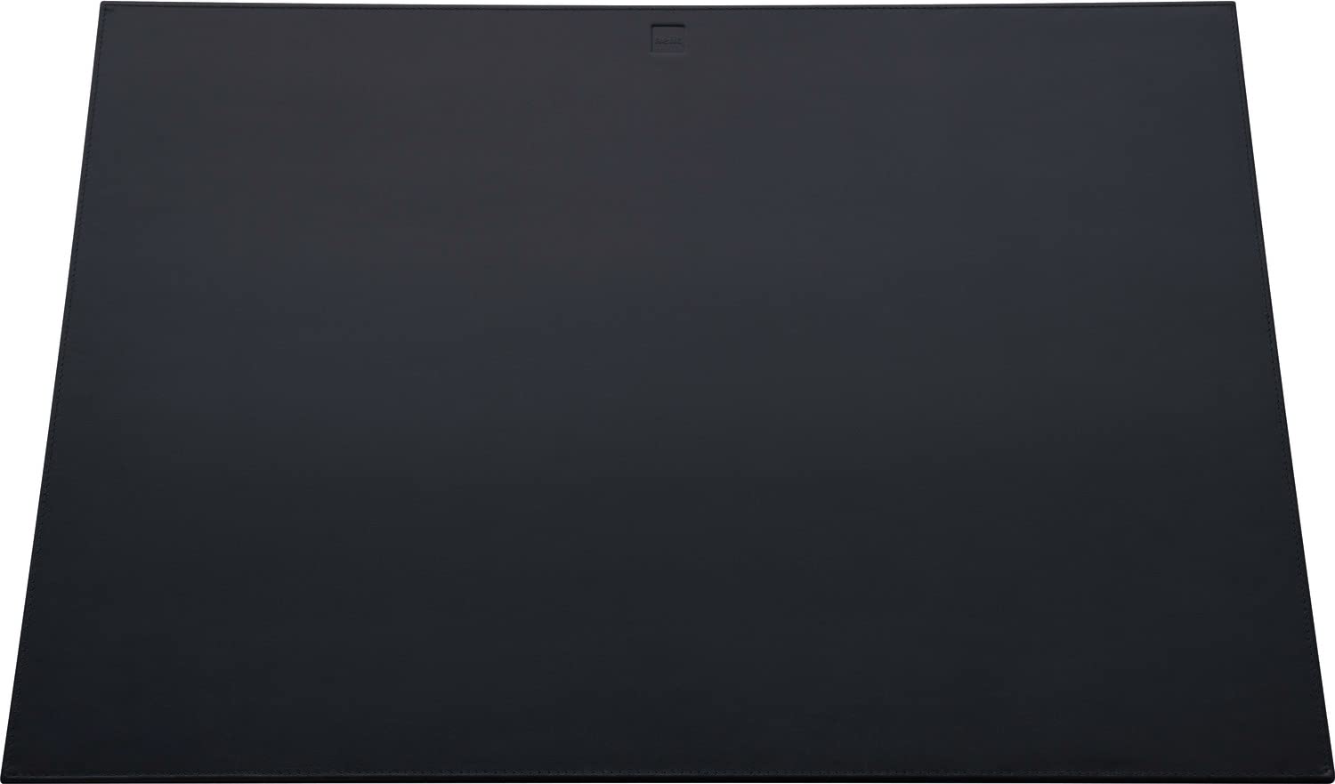 helit H2524095 - Tappetino da scrivania "the flat mat" in pelle nera | 700 x 500 mm, tappetino da scrivania in pelle