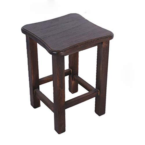 Reposapiés de madera sólida de paulownia taburete bajo para zapatos de 40cm