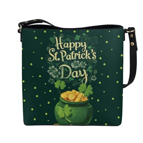 Image of HUGS IDEA Women Bucket Bags Leather Purse Handbag Shoulder Bag for Ladies Purse Crossbody Wallet Bag