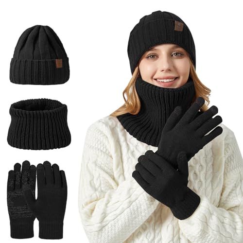 Sombrero cálido grueso unisex contra el viento invernal gracias al conjunto de punto grande