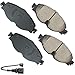 Akebono Brakes - Brake Pad Set - Superior initial effectiveness with no required break-in period, 1 Year limit warranty (EUR1760) , GREY