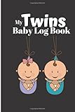  My twins baby log book blue: Track and Monitor Your Newborn Baby\'s Schedule for twins Infant Daily Sheets For Daycare, Pearhead Baby\'s Daily Log Book, feeding, poop, sleep