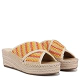 Franco Sarto Pacifica Alpargata de cuña para mujer, Naranja, 41 EU