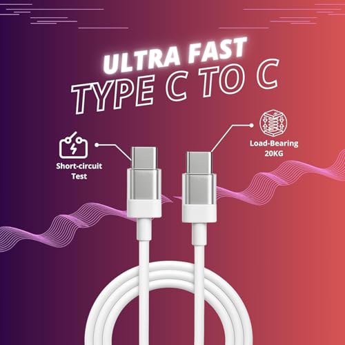 Image of AINE 45W High-Speed USB-C To C Fast Charge Cable Compatible with Nothing Phone 3A 3A Pro 2A Plus 2A CMF Phone 2 Pro CMF Buds | Original Charging Speed