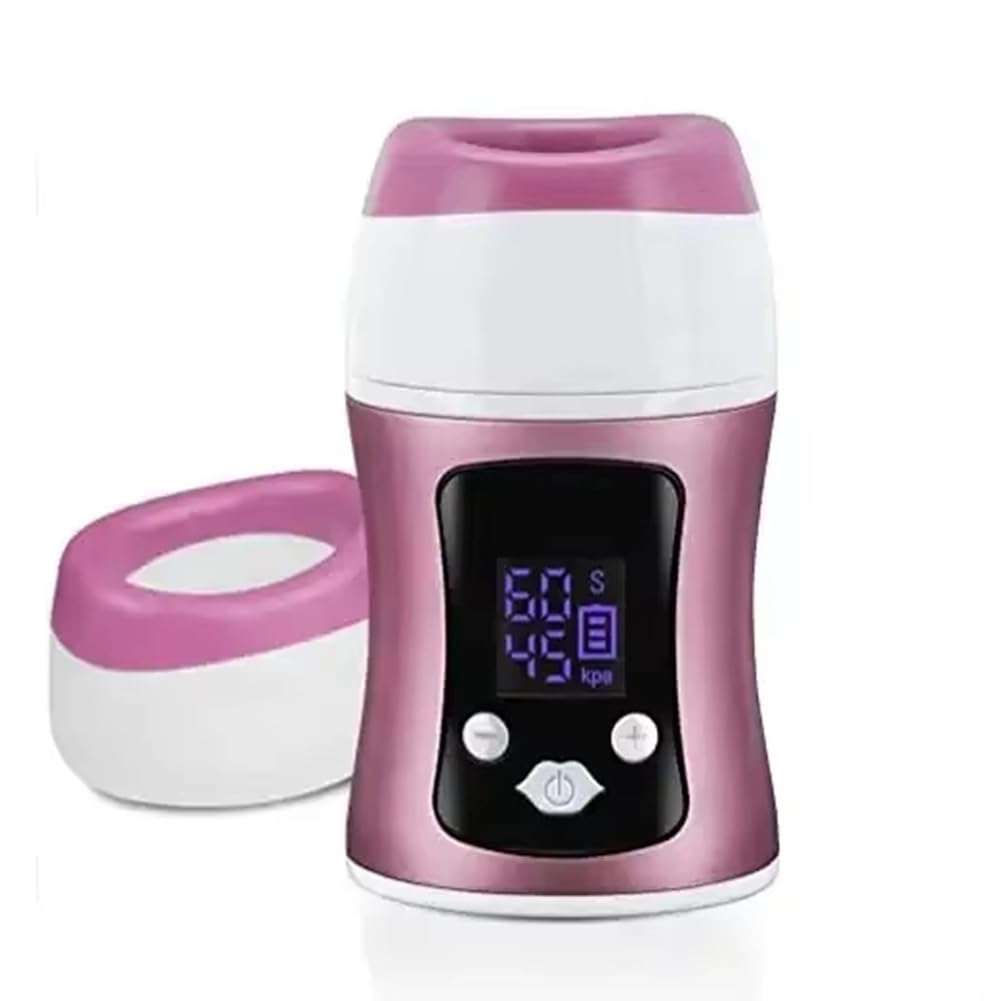 Masseur à Lèvres Portable en Silicone Électrique Pullat à Lèvres avec Amplificateur LED Light Therapy, Instrument pour Réduire les Lignes de Lèvres