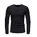 U/A Uomo Tinta unita Casual Nero Caldo Maglione Maschio Slim Fit Maglione Lavorato A Maglia Pullover 1 M