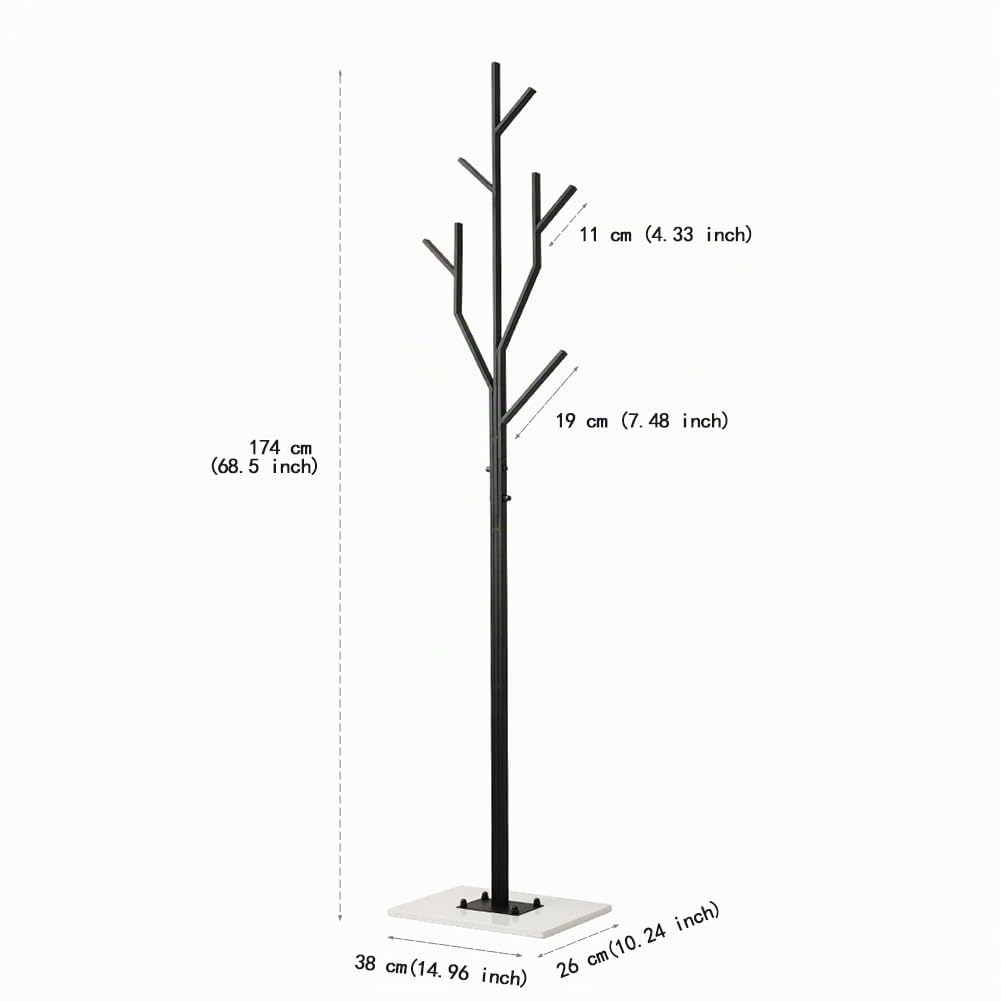 appendiabiti da terra,attaccapanni da terra salvaspazio,stand appendiabiti ufficio,porta abiti Metallo,attaccapanni ingresso,appendiabiti a forma di albero,appendi abiti da terra marmo nero