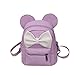 Produktbild HUIHUI Rucksack Damen, Mini Mickey Backpack Kinder-Rucksack Wasserdicht Reiserucksack Outdoor Wanderrucksacke Jugendliche mädchen Dakine Rucksack (Helles Lila, Freie Größe)