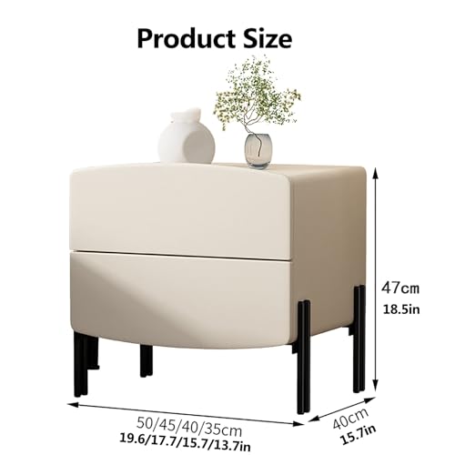Tables d'appoint de chambre avec rangement et tiroirs de lit