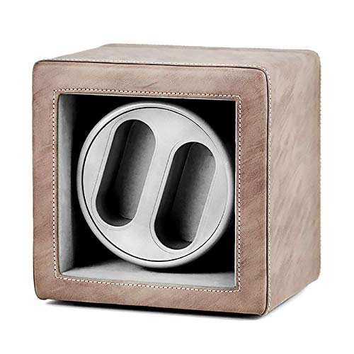 Remontoir montre en cuir rétro haut de gamme au mécanisme oscillant ultra silencieux