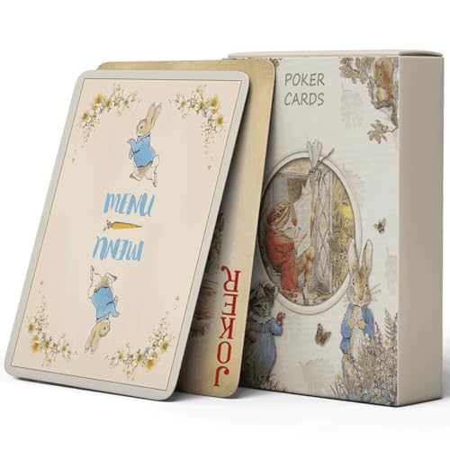 Baraja de Poker Retro Rural con 54 Naipes Ilustrados