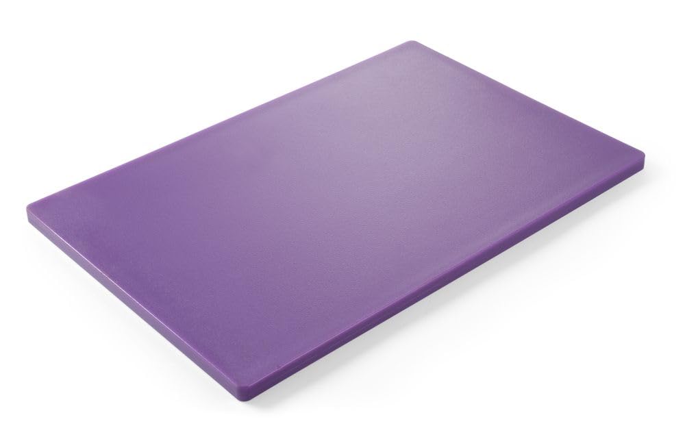 HENDI Tabla de cortar con certificación HACCP 600x400 - Morado - 590x395x(H)18 mm