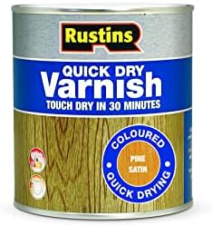 Rustins VSDO500 Quick Dry Varnish Dark Oak 500ml