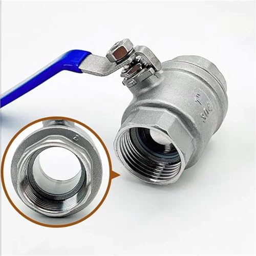 Robinet à boisseau DN10 en inox 304 durable et résistant pour fluides