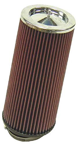 Image of K&N Universal Clamp-On Air Filter: High Performance, Premium, Replacement Engine Filter: Flange Diameter: 3.5 In, Filter Height: 12.125 In, Flange Length: 1.75 In, Shape: Round Tapered, RF-1004