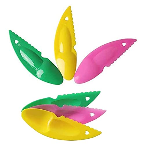 YMLOVE Slicer Tool Fruit Gadget for Kitchen Utensil Kiwi Peeler Cutter Spoon Grapefruit and Melon Spoons 6Pcs
