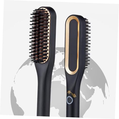 Cepillo eléctrico alisador de barba Balacoo mini negro miniatura 7