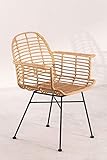 fauteuil style empire  Stylez Fauteuil rotin PU