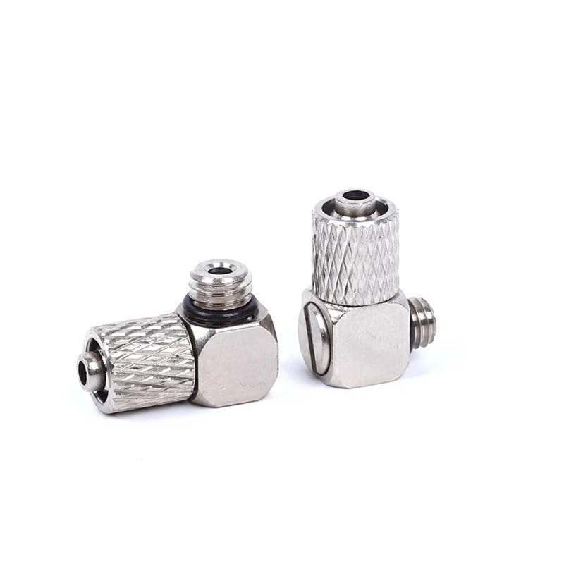 Male Thread M3 M4 M5 M6 -Air Tube 3mm 4mm 6mm OD Pneumatic Pipe Connector Screw Through Quick Fitting Joint(PL6-M3)
