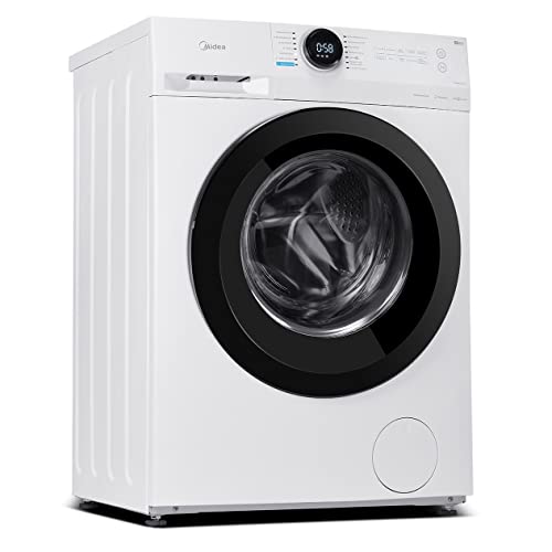 Midea MF200W80B-E wasmachine, 8 kg inhoud, energie-efficiëntieklasse B, HealthGuard-systeem, navulfunctie, 1400 omw/min, Turbo Was, Steam Care, Eco 40-60 - Image 3
