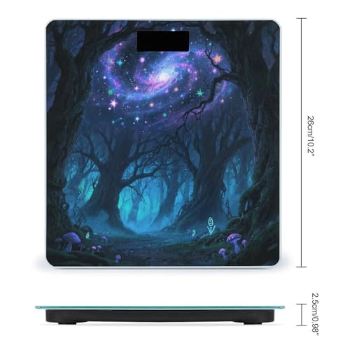 Báscula digital de baño Forest Galaxy Starry miniatura 2