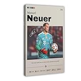 efhavce Manuel Neuer Poster auf Leinwand, Wandkunst, 
