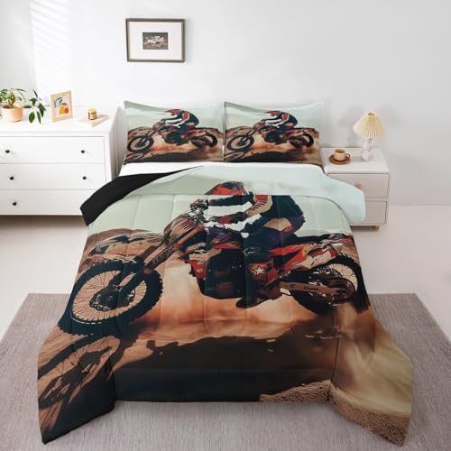 Dirt Bike Comforter Bedding Twin